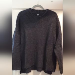 Aerie (M) black knit sweater